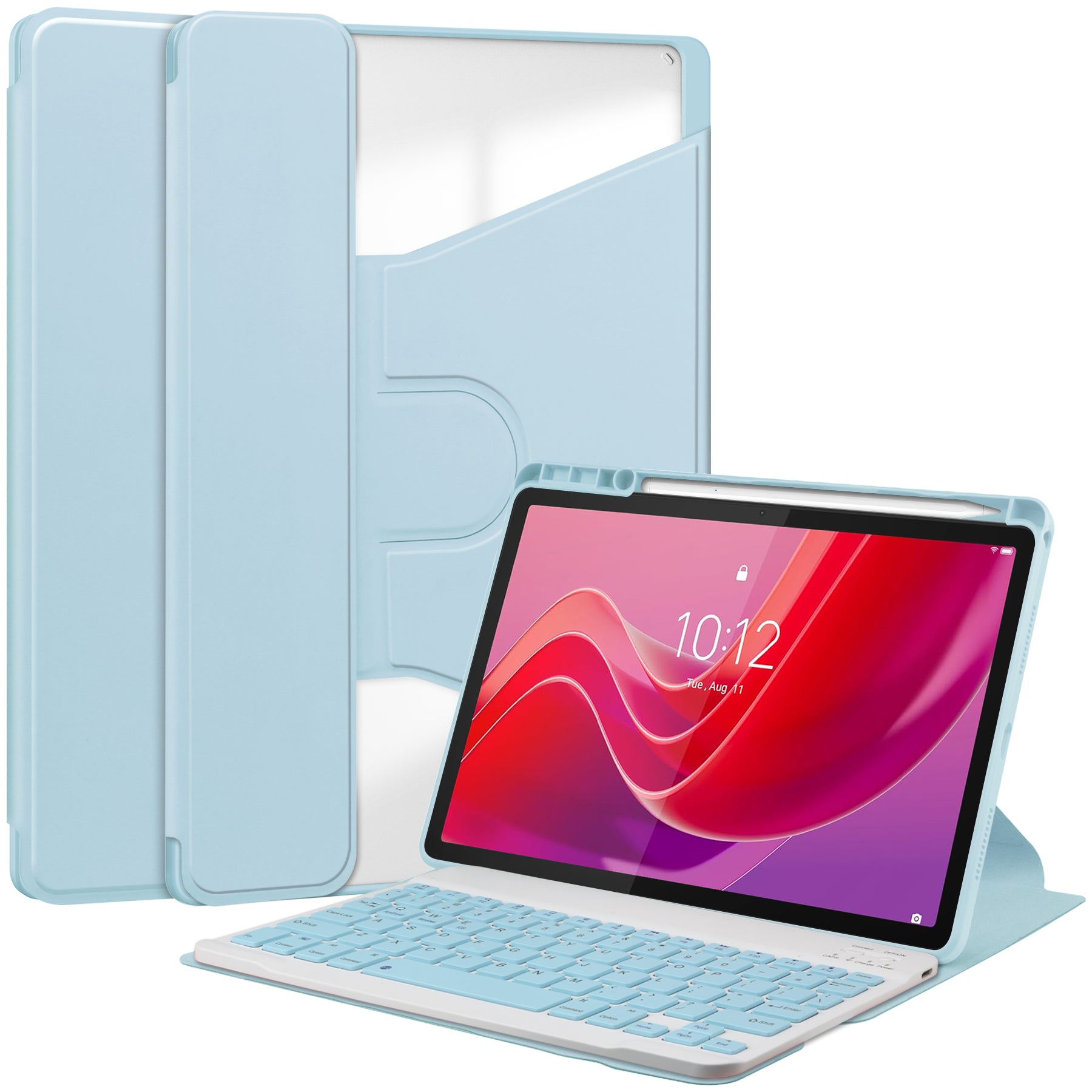 For Lenovo Tab M11 / Xiaoxin Pad 11 2024 Case PU+Acrylic Tablet Stand Cover with Bluetooth Keyboard For Lenovo Tab M11 / Xiaoxin Pad 11 2024 Case PU+Acrylic Tablet Stand Cover with Bluetooth Keyboard